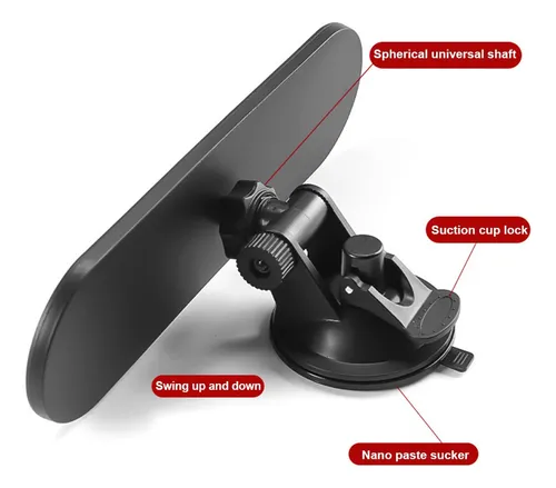 Espejo Retrovisor Universal Para Coche, Camión, 360°, Ajusta
