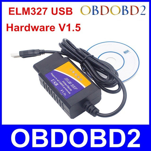 Scanner Automotriz Elm327 Obd2 Multimarca - + Cd - Usb + Mania-electronic