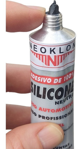 Cola Silicone Motor Carter Alta Temperatura Neutro Preto 50g