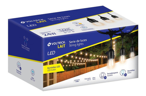 Imagen 2 de 5 de Serie 24 Luces Led Exterior 14.6 M 49991_