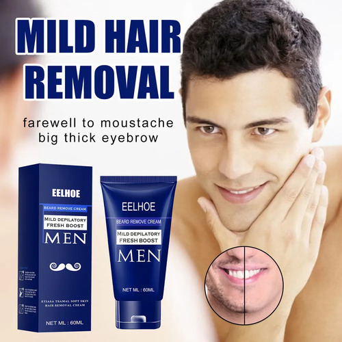 Creme De Depilação: Remove O Cabelo Para Barbear.