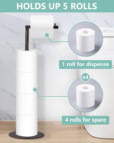 Soporte De Papel Higiénico, Soporte De Rollo De Papel Higién