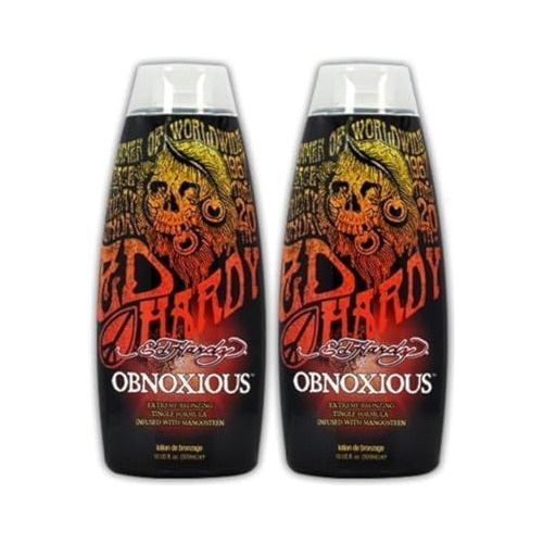 Lote 2 Ed Hardy Obnoxious Interior Bronceador Lotion 7tnqm