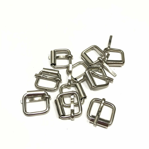 Imagen 3 de 4 de Hebilla Rolo 15mm X 100u. Ideal Para Collares De Mascotas.