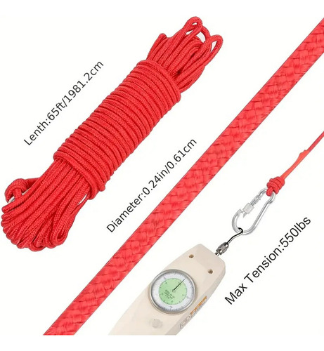 Kit De Ímã De Pesca Poderoso D48 75 Kg Com Corda De 20 M