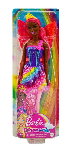Barbie Dreamtopia Hada Alas Naranja 30 Cm Mattel