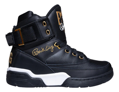 Tenis Patrick Ewing 33 Hi Anniv Negro Oro Caballero Original