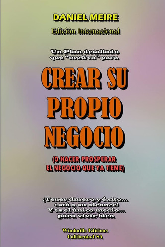 Libro: Crear Su Propio Negocio (edición En Español)