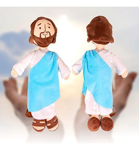Peluche De 13 Pulgadas Con Diseño De Jesús, Muñeca De Peluch
