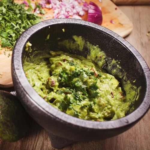 Cuencos De Salsa Molcajete De Plástico Negro De 3 Patas Para