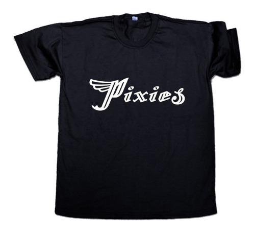 Imagen 2 de 5 de Remera Pixies Logos Algodón Unisex Multicolor Indie Rock