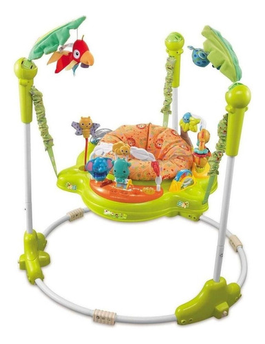 Brincolin Para Bebe Aeiou Jungle Multiactividades Musical Color Verde