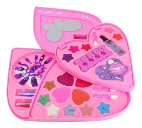 Set De Maquillaje Corazón Desplegable Para Chicas - Poppi  