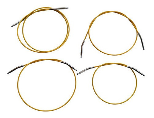 Imagem 6 de 11 de Agulha De Tricô Intercambiável Knit Pro Metal Circular 26pcs