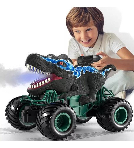 Carrito De Juguete Con Diseño De Dinosaurio Con Control  [u]