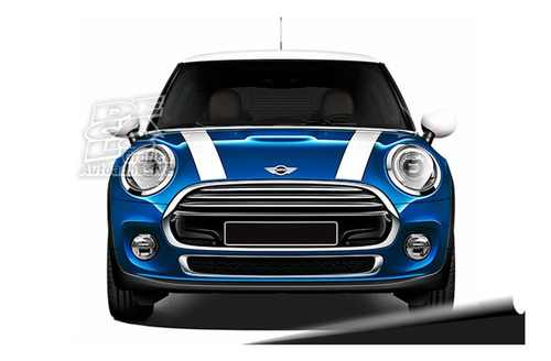 Calco Decoracion Mini Cooper 2016 - 2021 Capot Stripe