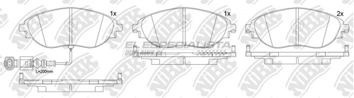 Pastillas De Freno Volkswagen Tiguan Ii 1.4 2019 Nibk Del