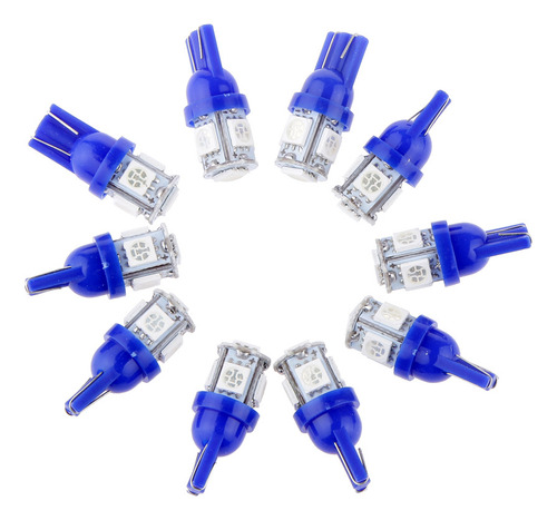 L 10pcs T10 194 168 2825 5050 5smd Led Luces Lámpara Coche