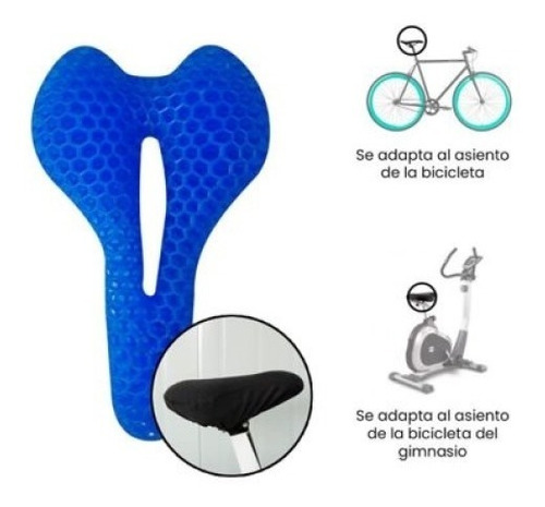 Asiento Cojín Gel Para Bicicleta (5,99)