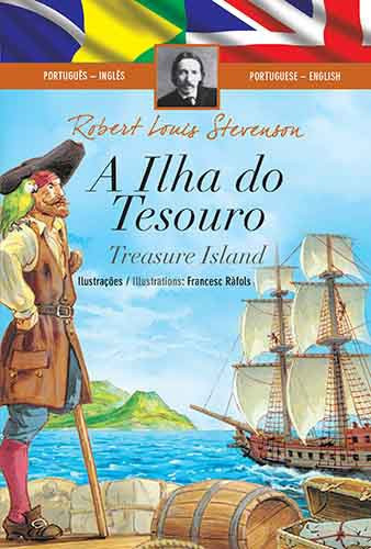 A ilha do tesouro, de Stevenson, Robert Louis. Série Clássicos bilíngues Ciranda Cultural Editora E Distribuidora Ltda., capa dura em português, 2016