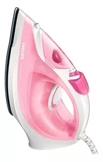 Plancha Vapor Rociador Philips Gc1022 Con Luz 2000w Color Blanco/Rosa