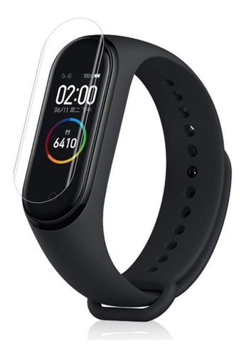 Imagem 6 de 8 de Película 9d Nano Gel Para Xiaomi Mi Band 3/4 Kit 2 Peliculas