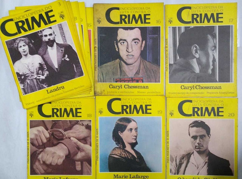 Kit Enciclopédia Da Luta Contra O Crime Com 64 Fascículos Em Conjunto (Usado)
