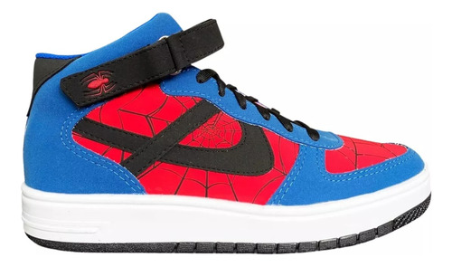 Tenis Panam Bota Spiderman Marvel Hombre Araña