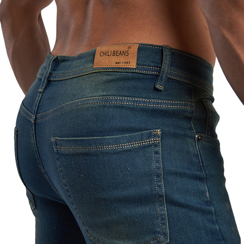 Pantalon De Mezclilla Para Hombre Jeans Stretch Chb Casual