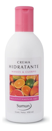 Crema Hidratante Sumun Multivitaminas 490 Ml.