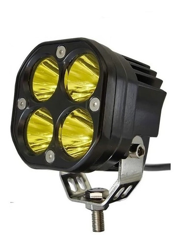 Faro Led 40w 3 Pulgadas , 4 Leds Amarillo Tipo Cubo