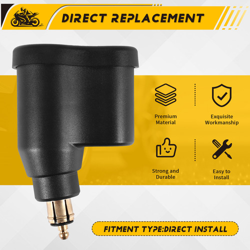 Adaptador De Corriente Hella Din Plug 3.3a Con Doble Conecto