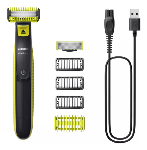 Afeitadora Oneblade Cuerpo Y Rostro De 5 Peines Carga Usb