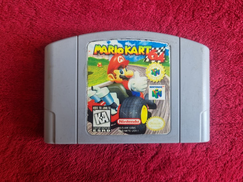 Mario Kart 64 Cartucho Original Portada Reimpresa (Usado)