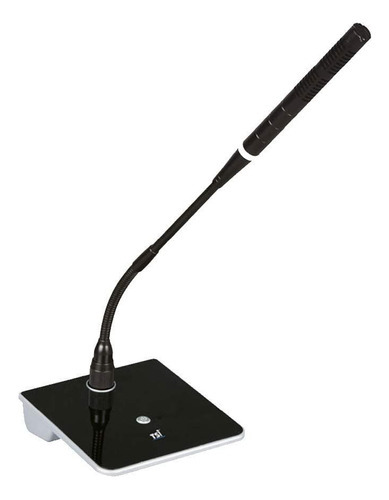 Microfone De Mesa Gooseneck Condensador Tsi Msf-445-b