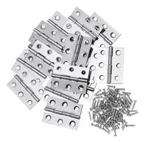 Comprar 20pcs Bisagra Plegable De Acero Inoxidable La Puerta Y La Bi
