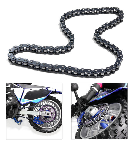 Cadena De Motocicleta Rc A Escala 1/4, Accesorio De 70
