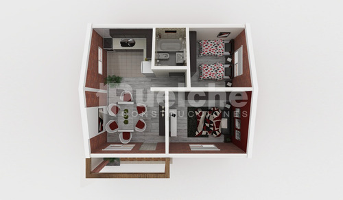 Chalet A Construir - 2 Dormitorios, Cocina-comedor Y Porche De Entrada