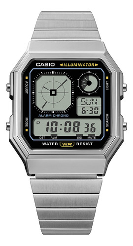 Reloj Casio Moda Modelo: A130we-1acf Correa Gris