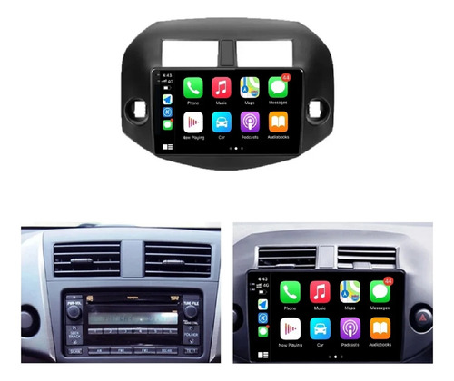 Central Multimídia Android Toyota Rav4 2006-12 8/core 10p