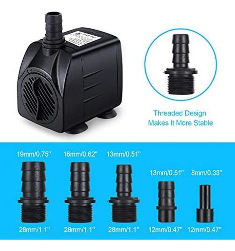 Cwkj Kit De Boquillas Para Bomba De Fuente, Adaptadores De R