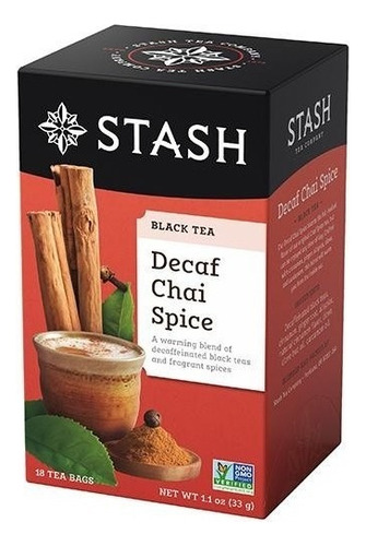 Te Stash Decaf Black Tea Chai Spic - Unidad
