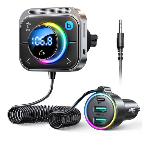 Joyroom - Adaptador Bluetooth De 5.3 Fm/aux Bluetooth Para A