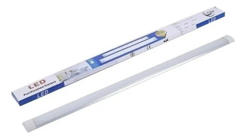 Foco Led Tubo Plano Iluminacion Luz 36w Canaleta 120cm /f096
