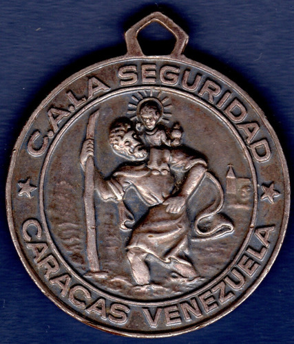 Medalla Ca La Seguridad Seguros Caracas Venezuela (Usado)