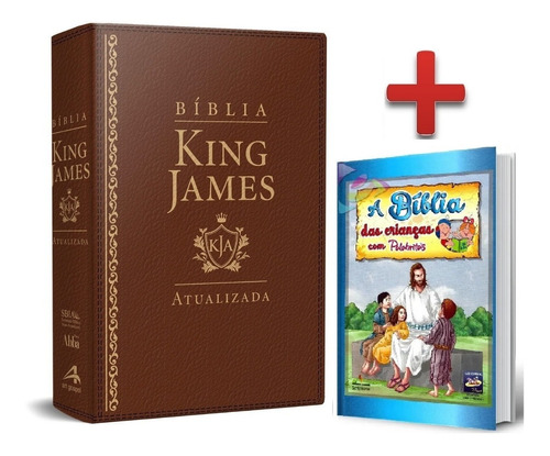 Bíblia De Estudo King James Atualizada + Bíblia Infantil
