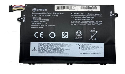 Bateria Lenovo Thinkpad  L14 L15 L480 L580 Compatible