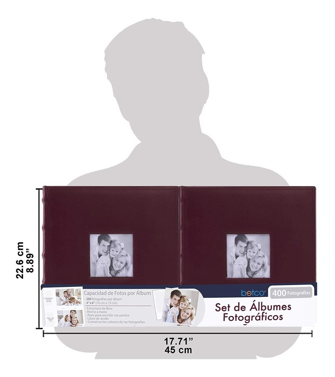 Álbum Fotográfico Para 400 Fotos Set Paquete 2 Piezas Mercado Libre