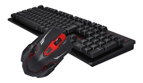 Kit Combo Teclado Y Mouse Inalámbrico 2.4g Hk6500 Gamer