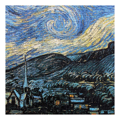 Noche Estrellada De Moruska Por Vincent Van Gogh Jigsaw Puzz